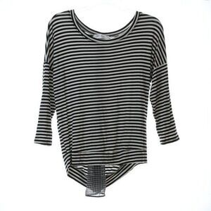 Becca Shirt Top Split Back Zip Small